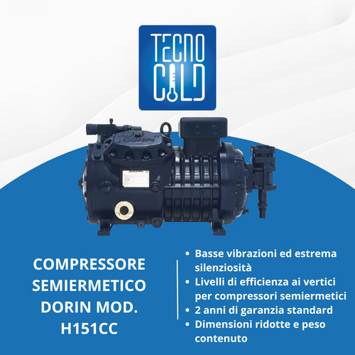 Compressore semiermetico dorin - semiermetico,